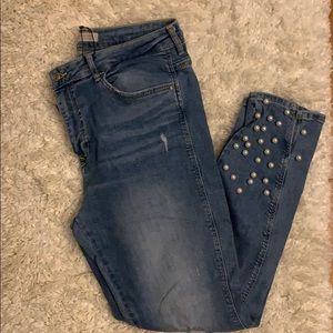 Zara Embellished Jeans